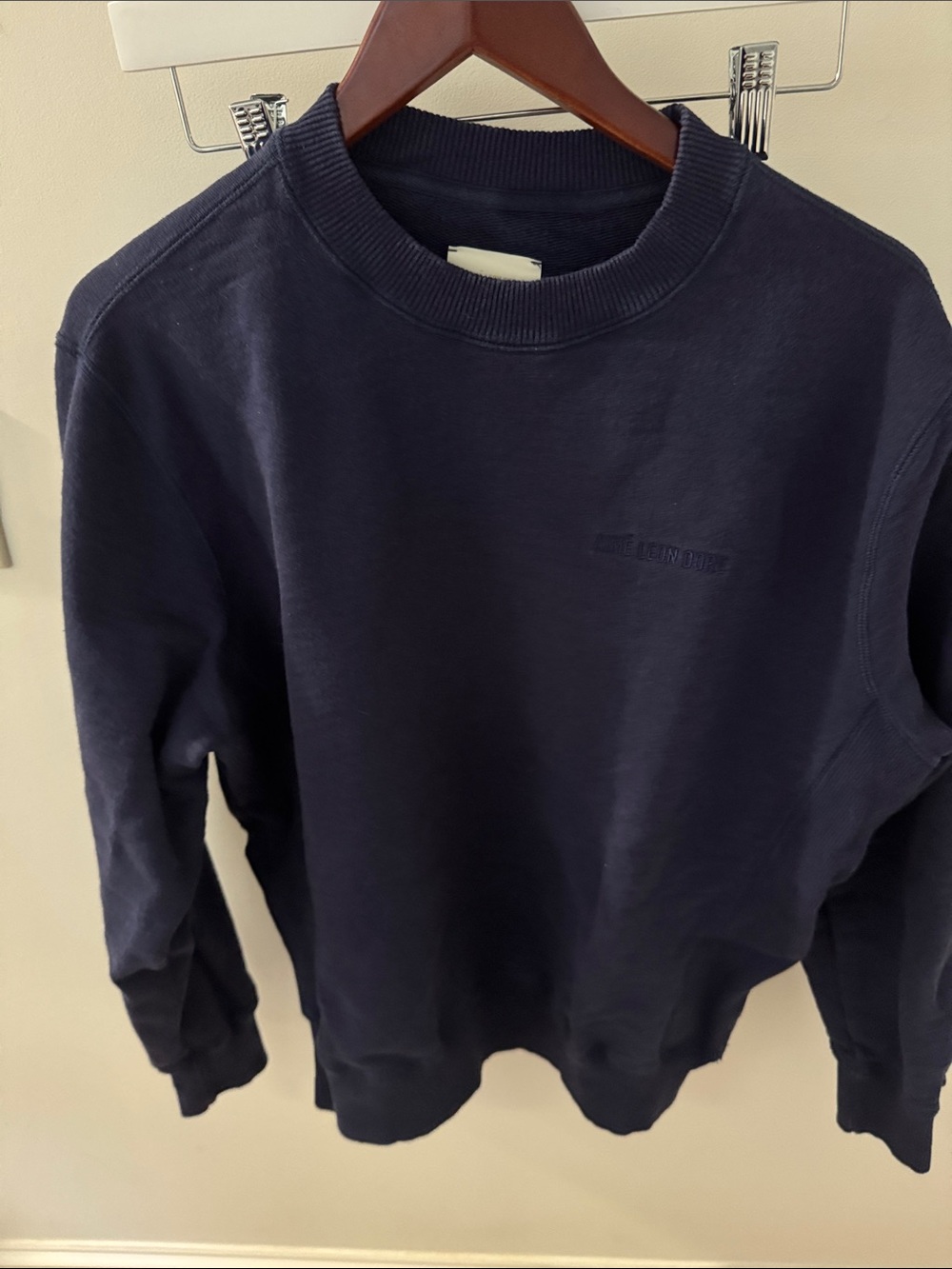 Aime Leon Dore Midnight Navy Embroidered Crewneck Sweatshirt